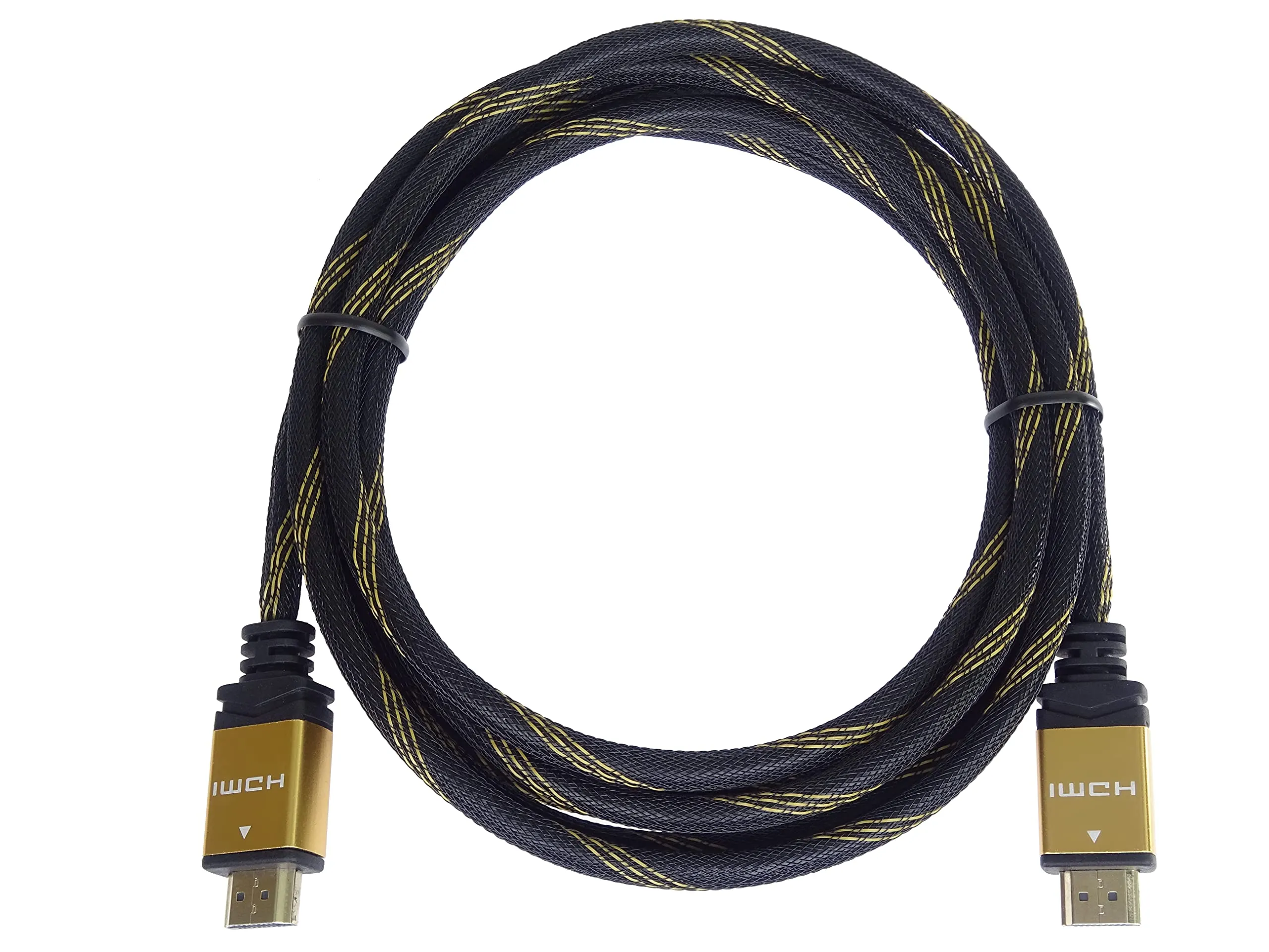 PremiumCord Cavo HDMI 4K Alta Velocità con Ethernet, 2 m, Nero/Oro - immagine 5