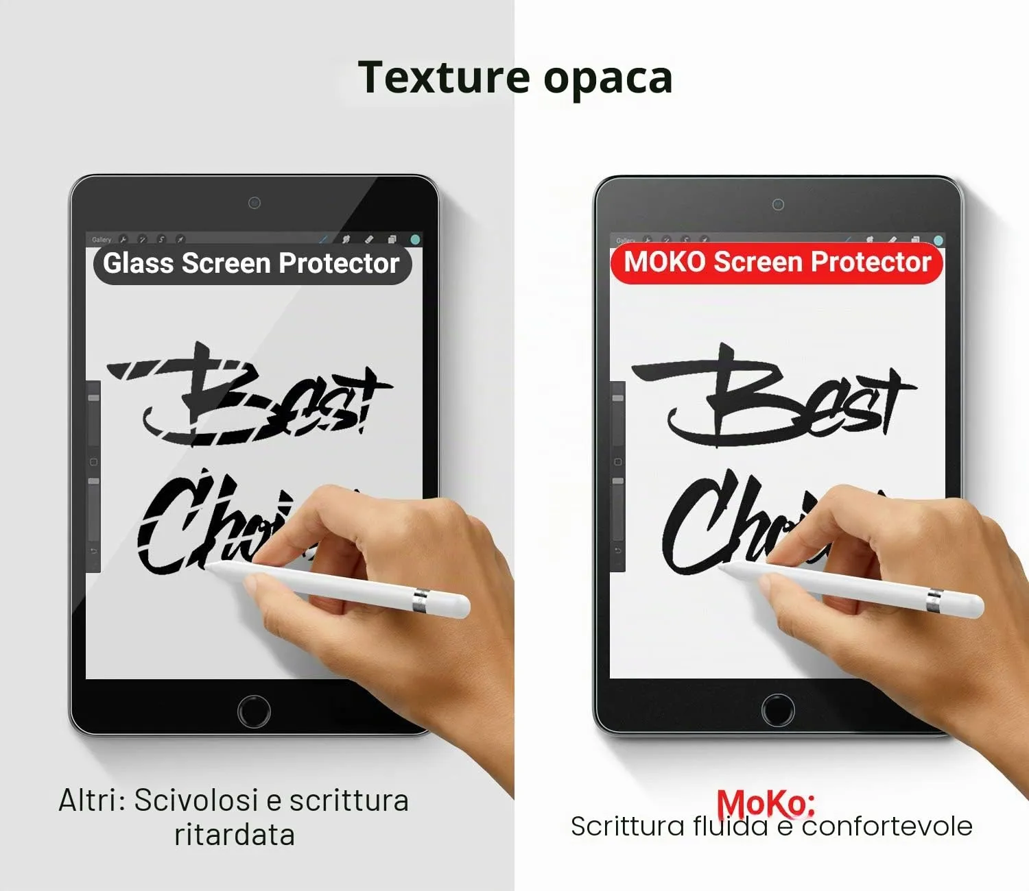 MoKo Pellicola Protettiva PET Effetto Carta Opaca per iPad Mini 5/4 - immagine 4