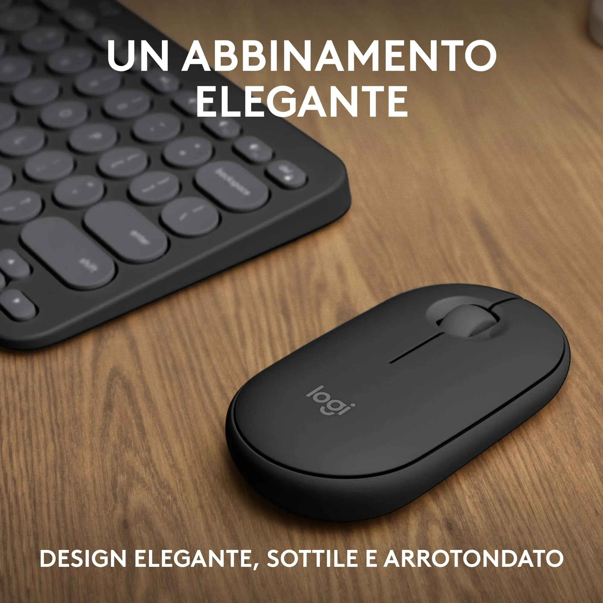 Logitech Pebble 2 Combo Tastiera e Mouse Wireless, ITA QWERTY - immagine 2