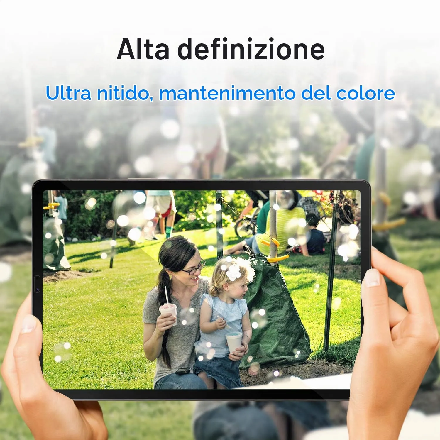 Gerutek Pellicola Protettiva in Vetro Temperato per Samsung Galaxy Tab S5e / S6 10.5'' (2 Pezzi) - immagine 6
