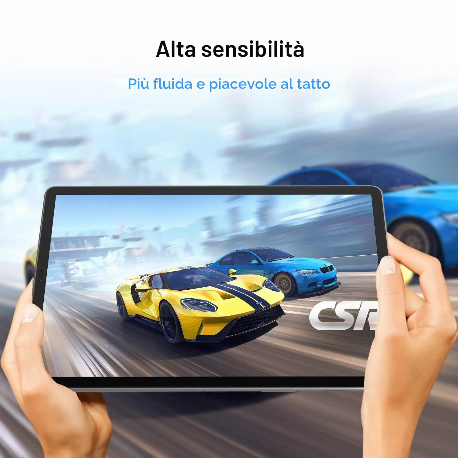 Gerutek Pellicola Protettiva in Vetro Temperato per Samsung Galaxy Tab S5e / S6 10.5'' (2 Pezzi) - immagine 7