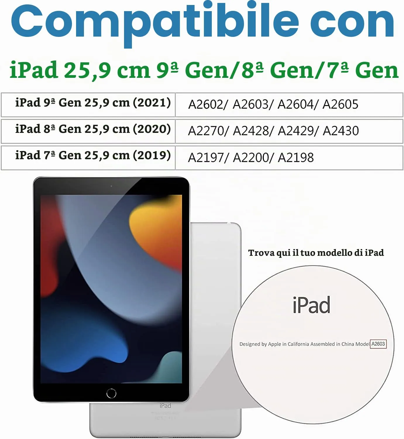 Gerutek Pellicola Protettiva in Vetro Temperato per iPad 9ª/8ª/7ª Gen 10,2 Pollici (2 Pezzi) - immagine 2