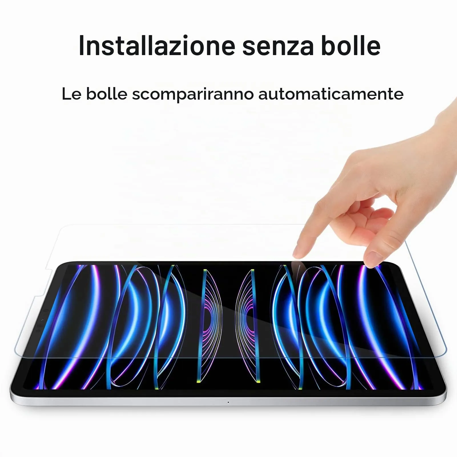 Gerutek Pellicola Protettiva in Vetro Temperato per iPad Air 5/Air 4 10.9'' e iPad Pro 11, 2 Pezzi - immagine 7