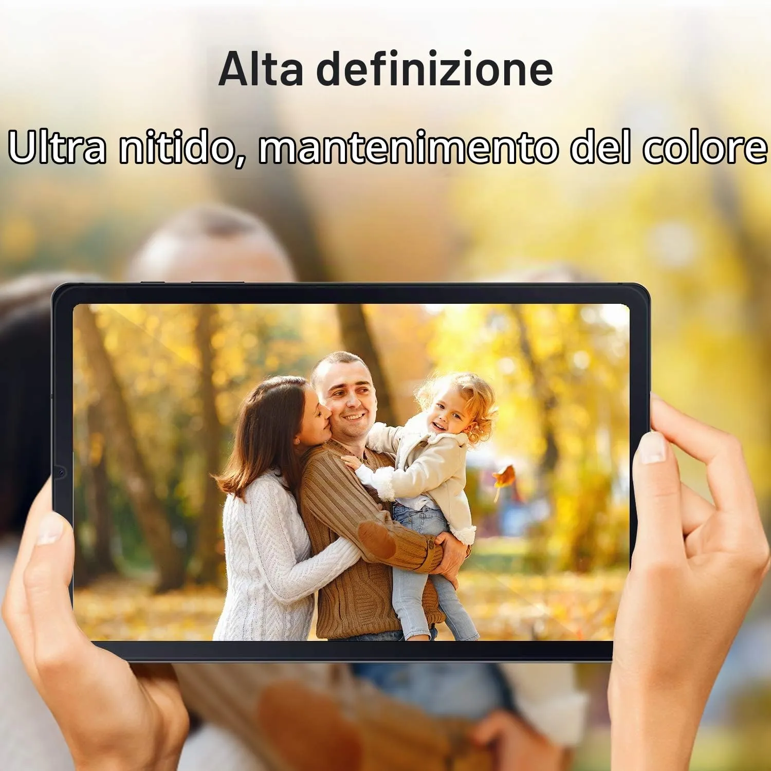 Gerutek Pellicola Protettiva in Vetro Temperato per Samsung Galaxy Tab S6 Lite 10,4'' (2 Pezzi) - immagine 9
