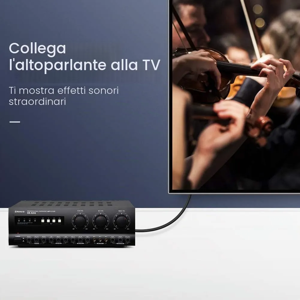 Vention Cavo Ottico Audio Digitale Toslink S/PDIF 2m per TV, Home Cinema, PS4, Xbox, Soundbar (PVC) - immagine 3