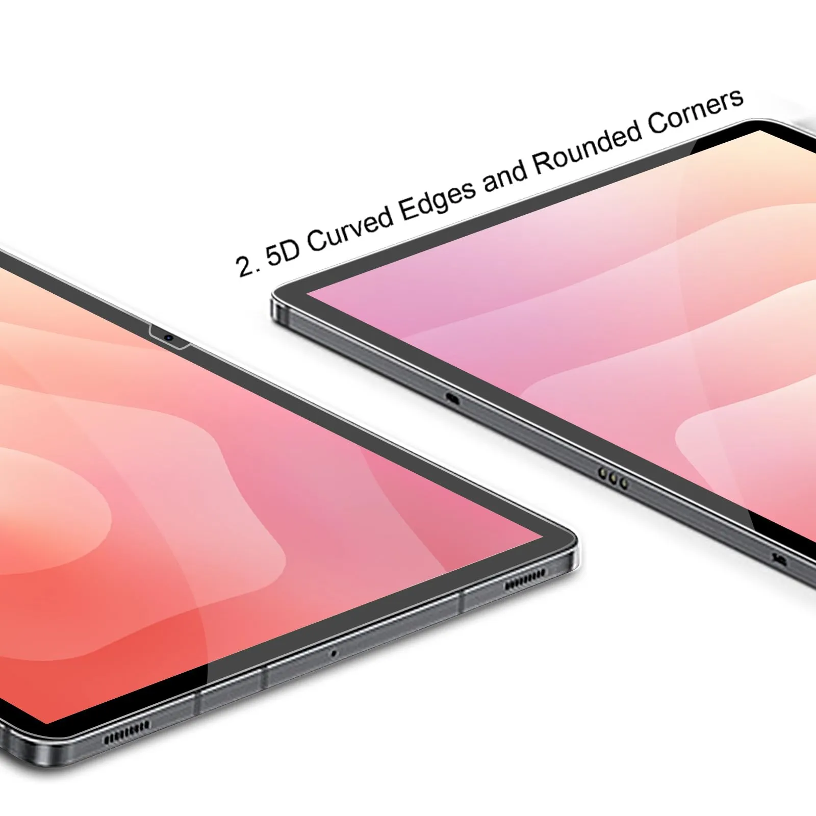 Gerutek Pellicola Protettiva in Vetro Temperato per Samsung Galaxy Tab S11/S10 Lite/S10 FE/S9 FE/S9/S8/S7, 2 Pezzi - immagine 6