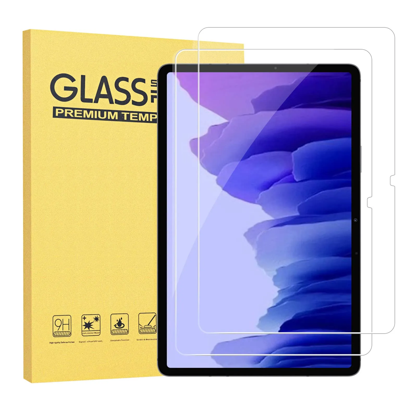 Gerutek Pellicola Protettiva in Vetro Temperato per Samsung Galaxy Tab A7 10.4'' (2 Pezzi) - immagine 1