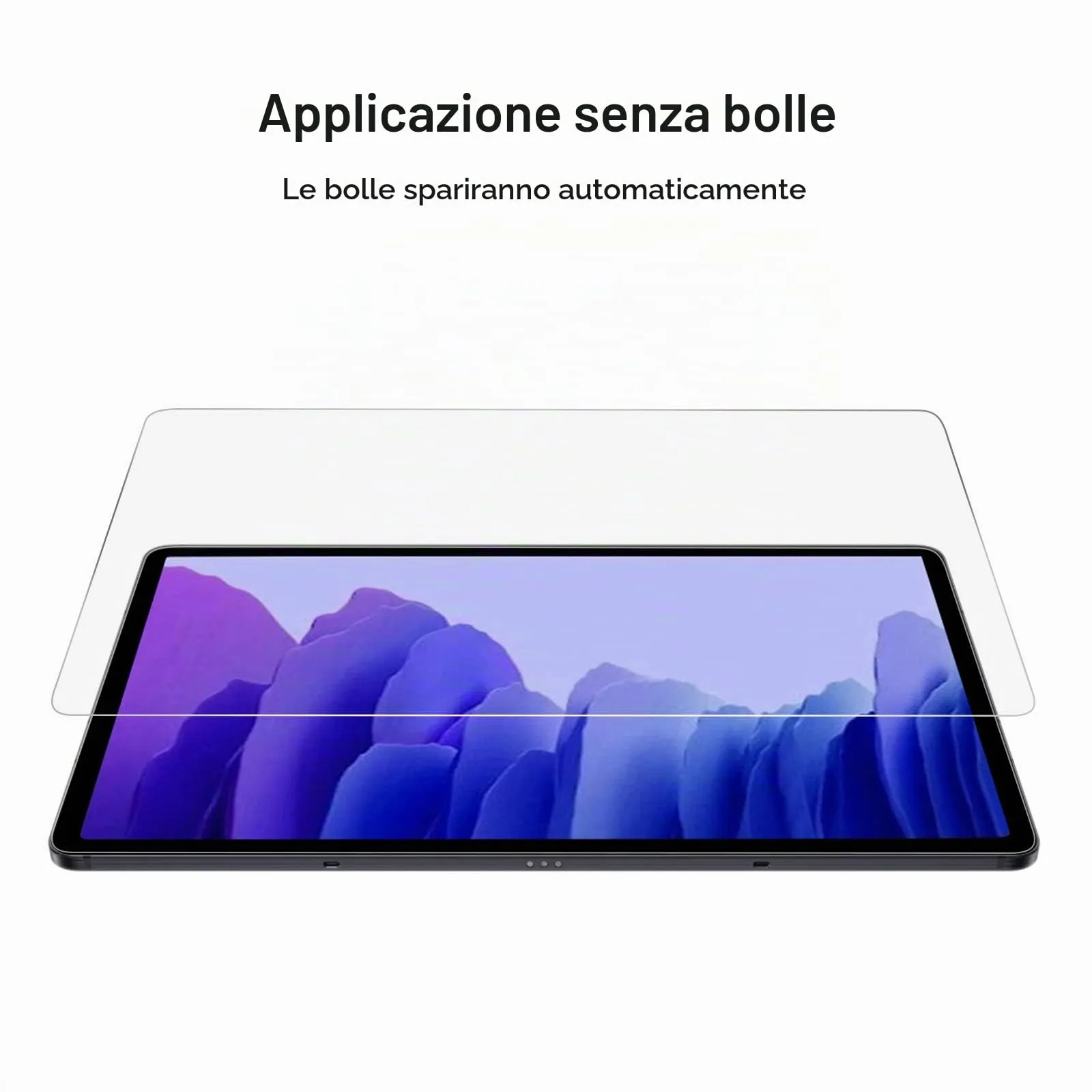 Gerutek Pellicola Protettiva in Vetro Temperato per Samsung Galaxy Tab A7 10.4'' (2 Pezzi) - immagine 5