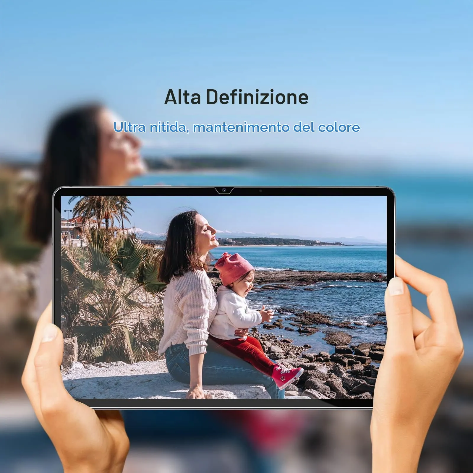 Gerutek Pellicola Protettiva in Vetro Temperato per Samsung Galaxy Tab A7 10.4'' (2 Pezzi) - immagine 8