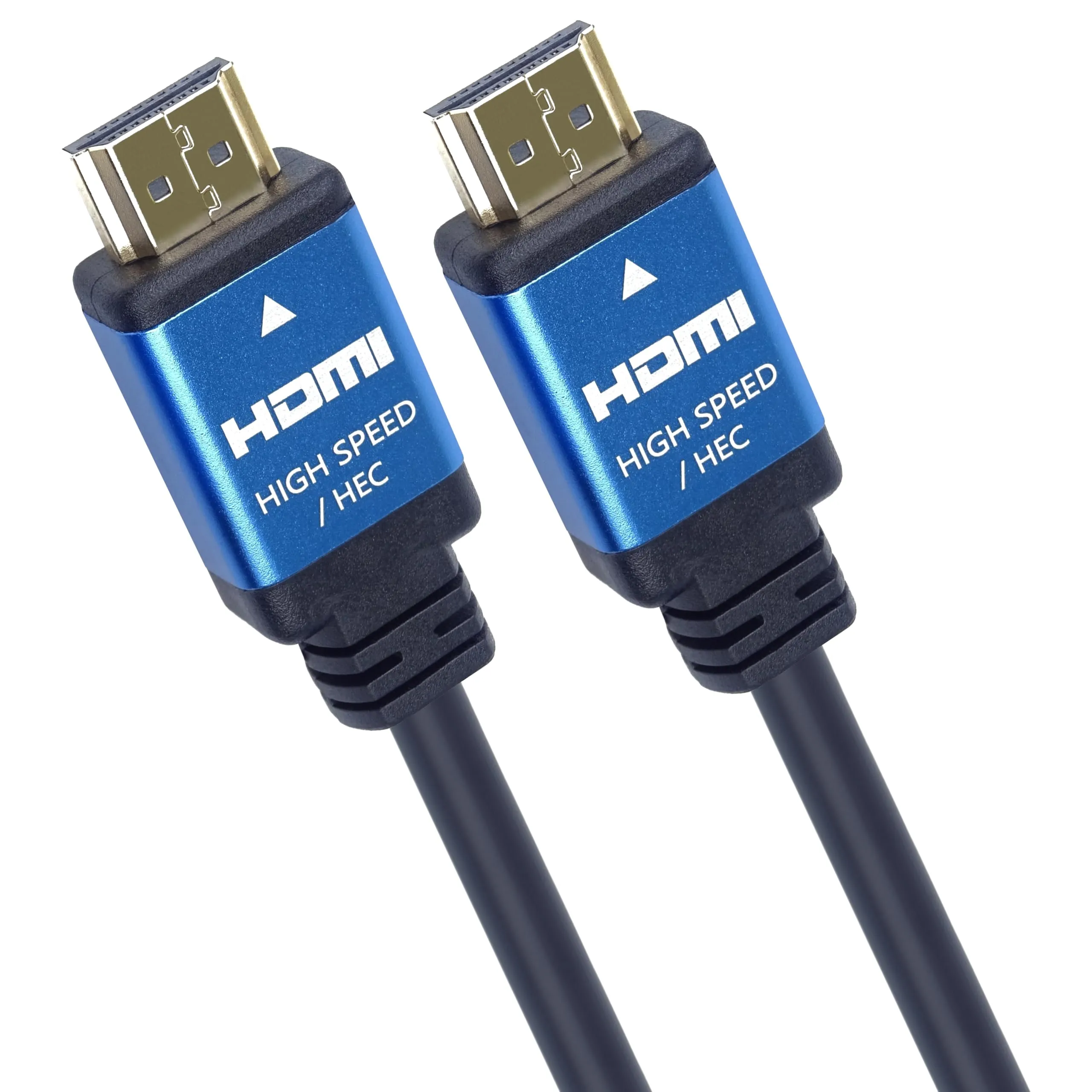 PremiumCord Cavo HDMI 2.0b 4K @ 60Hz, 3D, ARC, HDCP, Nero e Blu, 2 m - immagine 3