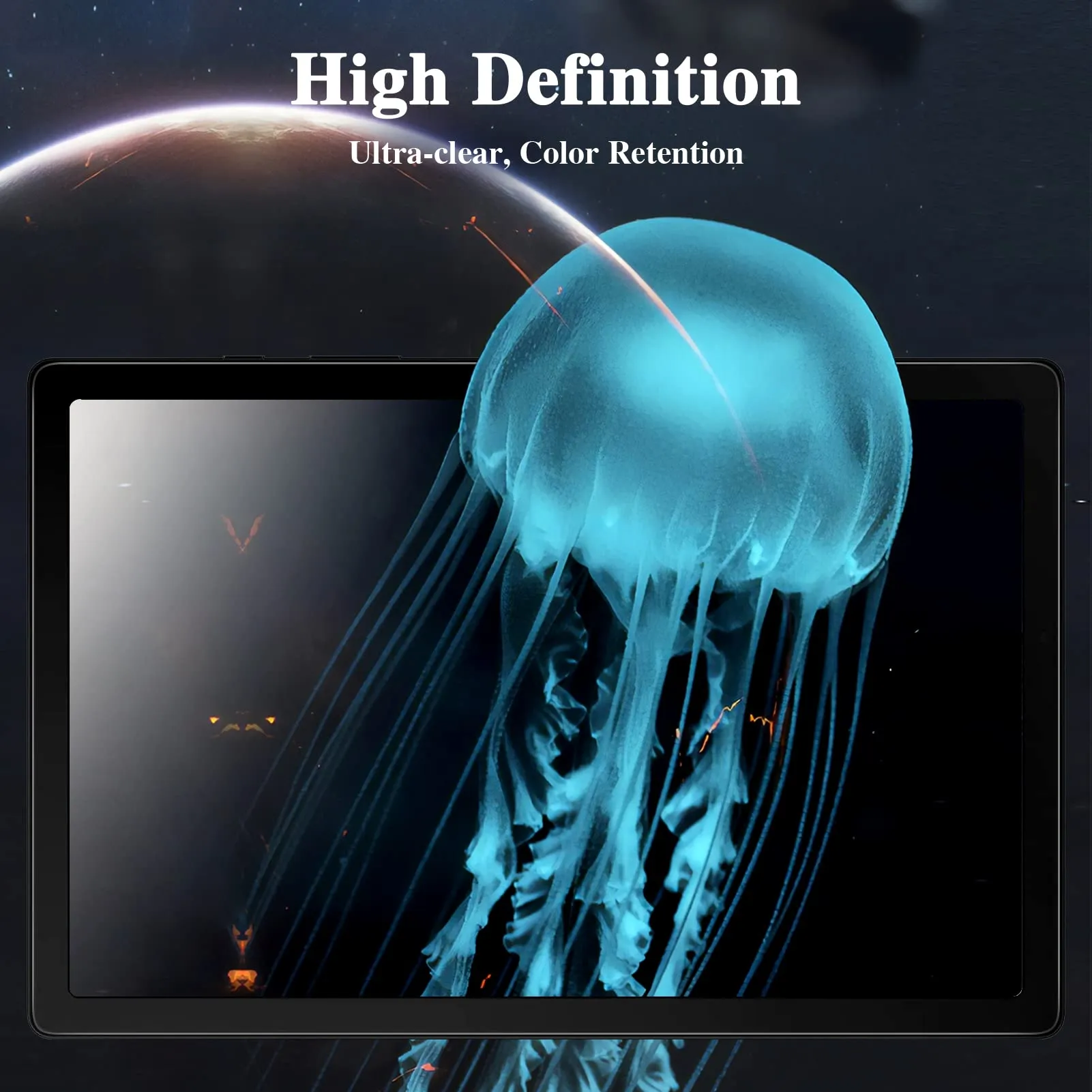 Gerutek Pellicola Protettiva in Vetro Temperato per Samsung Galaxy Tab A8 2021 10.5'' (2 Pezzi) - immagine 7
