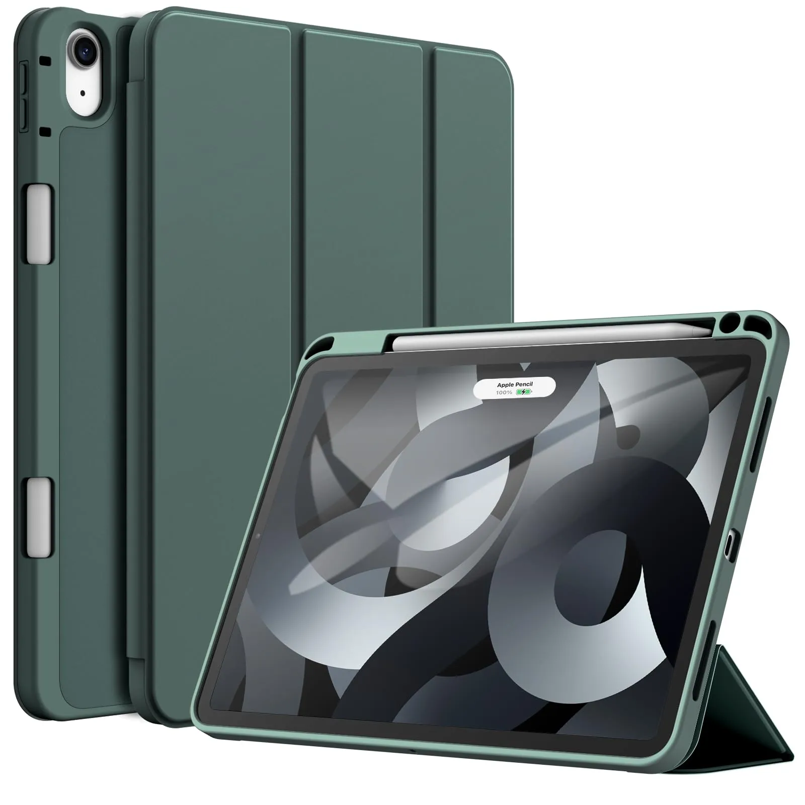 JETech Custodia per iPad Air 11" M4/M3/M2 & Air 5/4, Verde Nebbioso - immagine 1