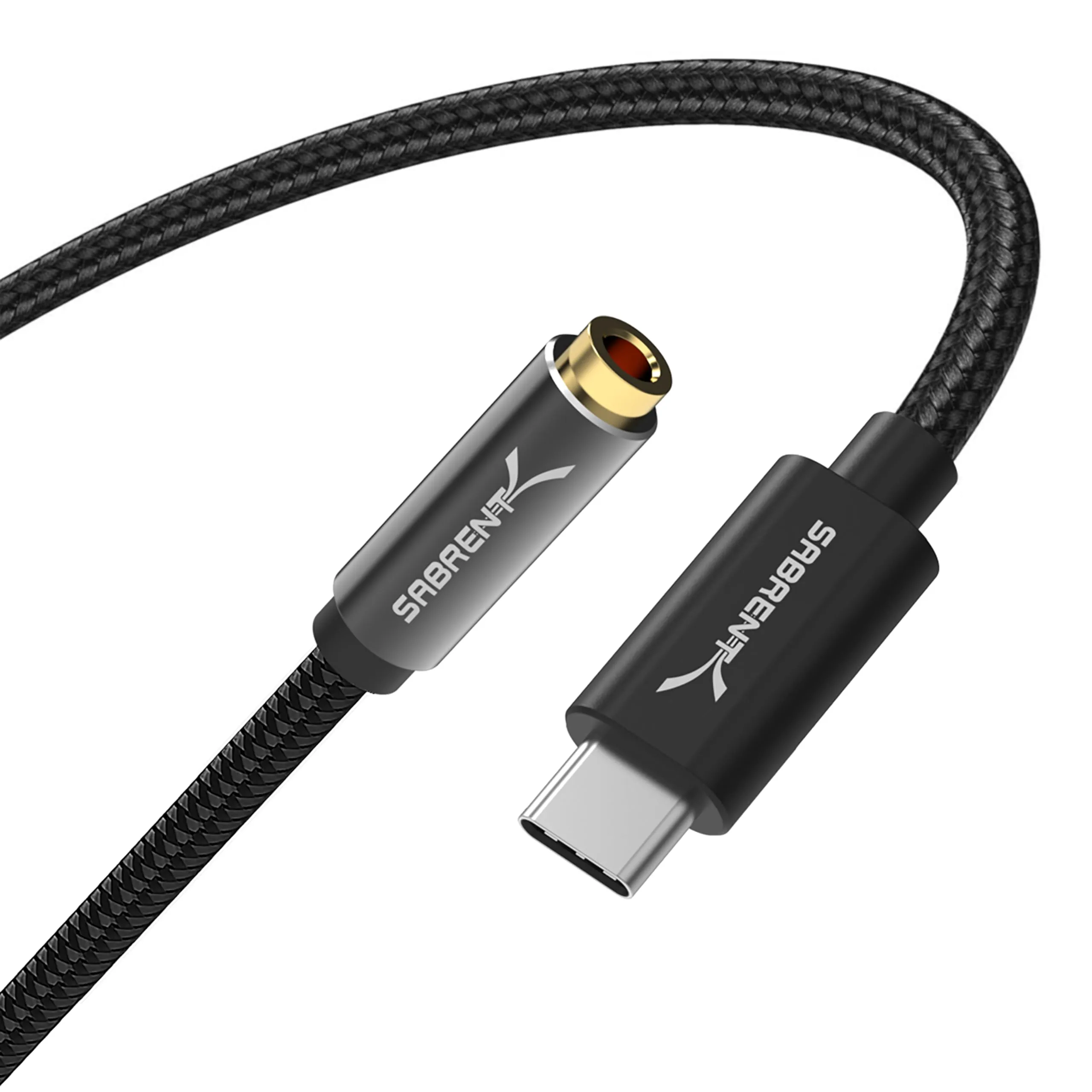 Sabrent Adattatore attivo da USB Tipo C a jack audio 3,5 mm (CB-UC35) - immagine 1