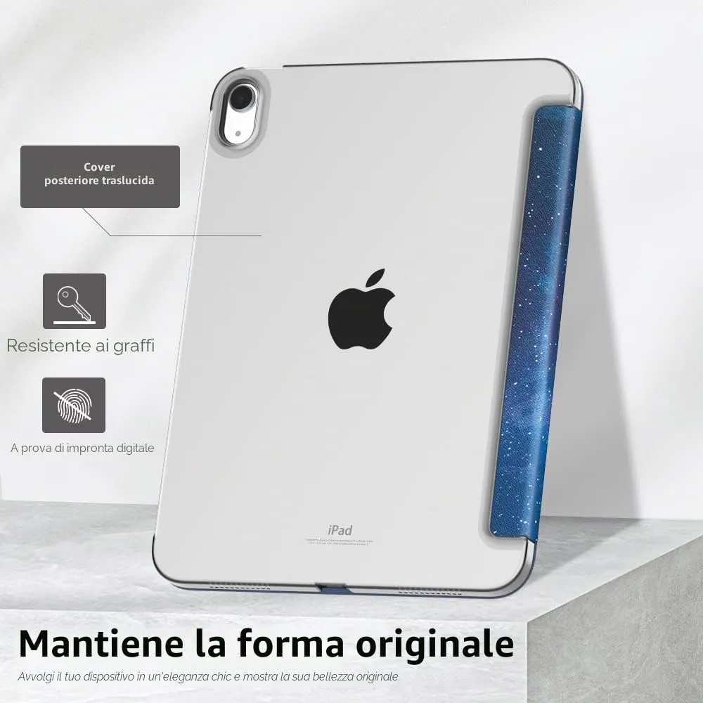 MoKo Custodia per iPad 11ª Gen 2025 / iPad 10ª Gen 2022, Cielo Stellato Blu - immagine 6