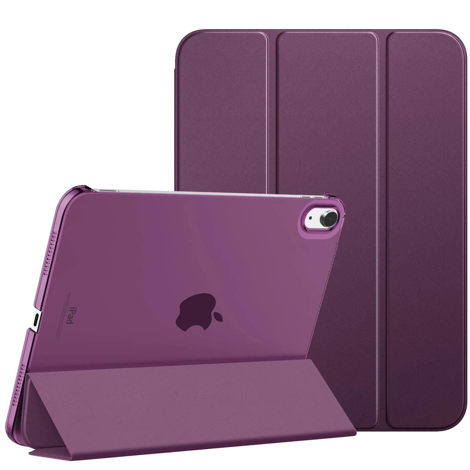MoKo Custodia per iPad 11a Gen 2025 / iPad 10a Gen 2022, Viola Scuro - immagine 1