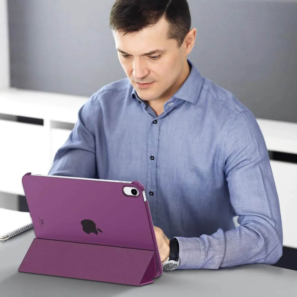 MoKo Custodia per iPad 11a Gen 2025 / iPad 10a Gen 2022, Viola Scuro - immagine 8