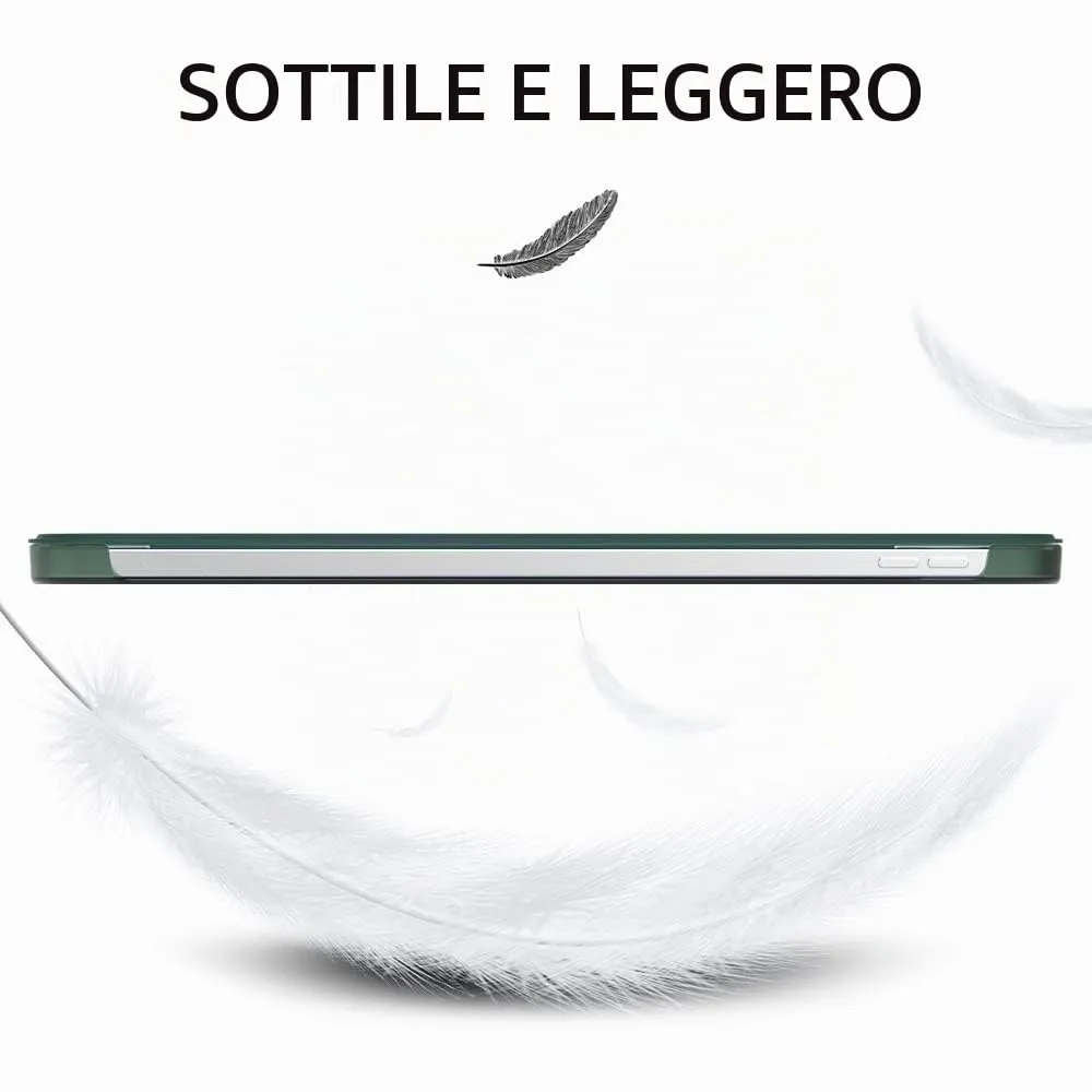 MoKo Custodia Rigida per iPad 10 Generazione 2022 10,9", Chiusura Magnetica, Auto Sleep/Wake, Verde Notte - immagine 7