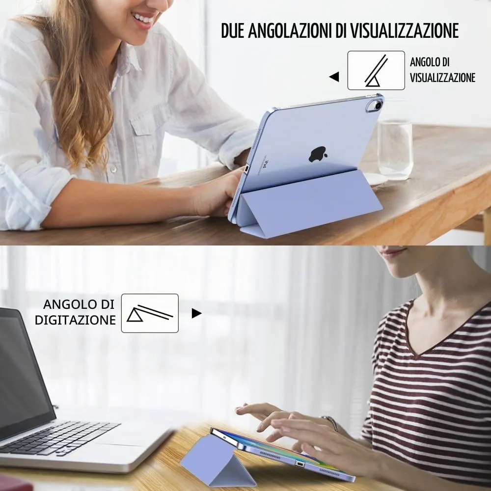 MoKo Custodia per iPad 11a Gen 2025 e iPad 10a Gen 2022, Lavanda - immagine 5