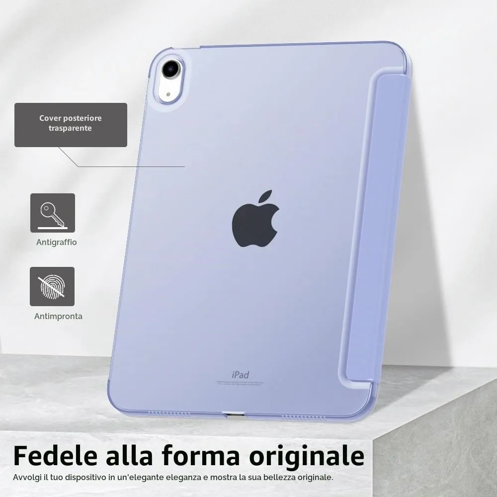 MoKo Custodia per iPad 11a Gen 2025 e iPad 10a Gen 2022, Lavanda - immagine 6