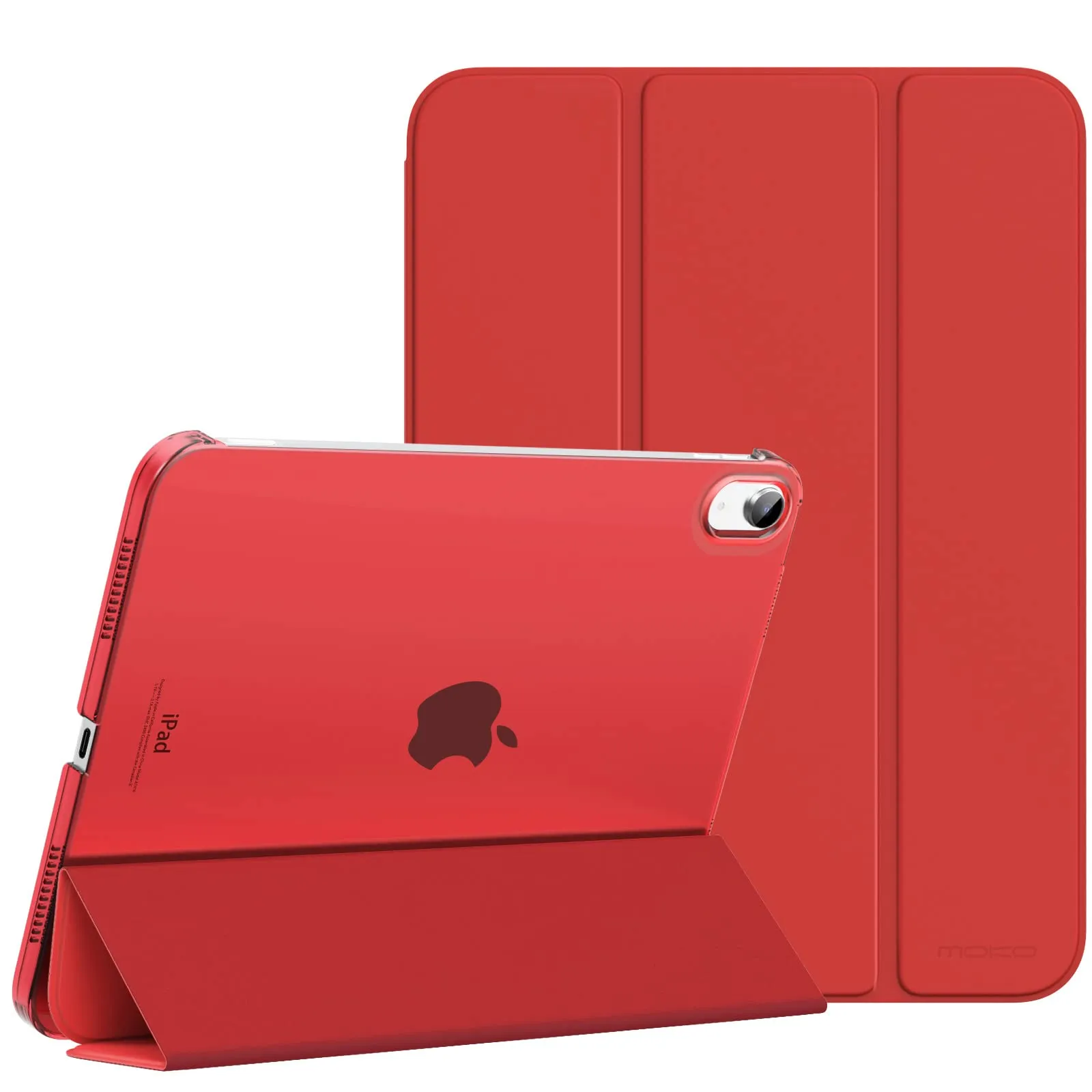 MoKo Custodia per iPad 11a Gen 2025 / iPad 10a Gen 2022, Rosso - immagine 1