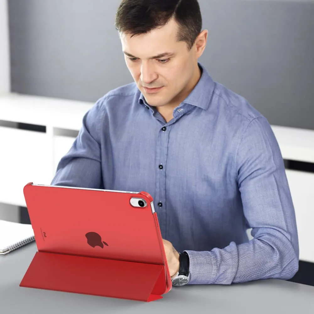 MoKo Custodia per iPad 11a Gen 2025 / iPad 10a Gen 2022, Rosso - immagine 8