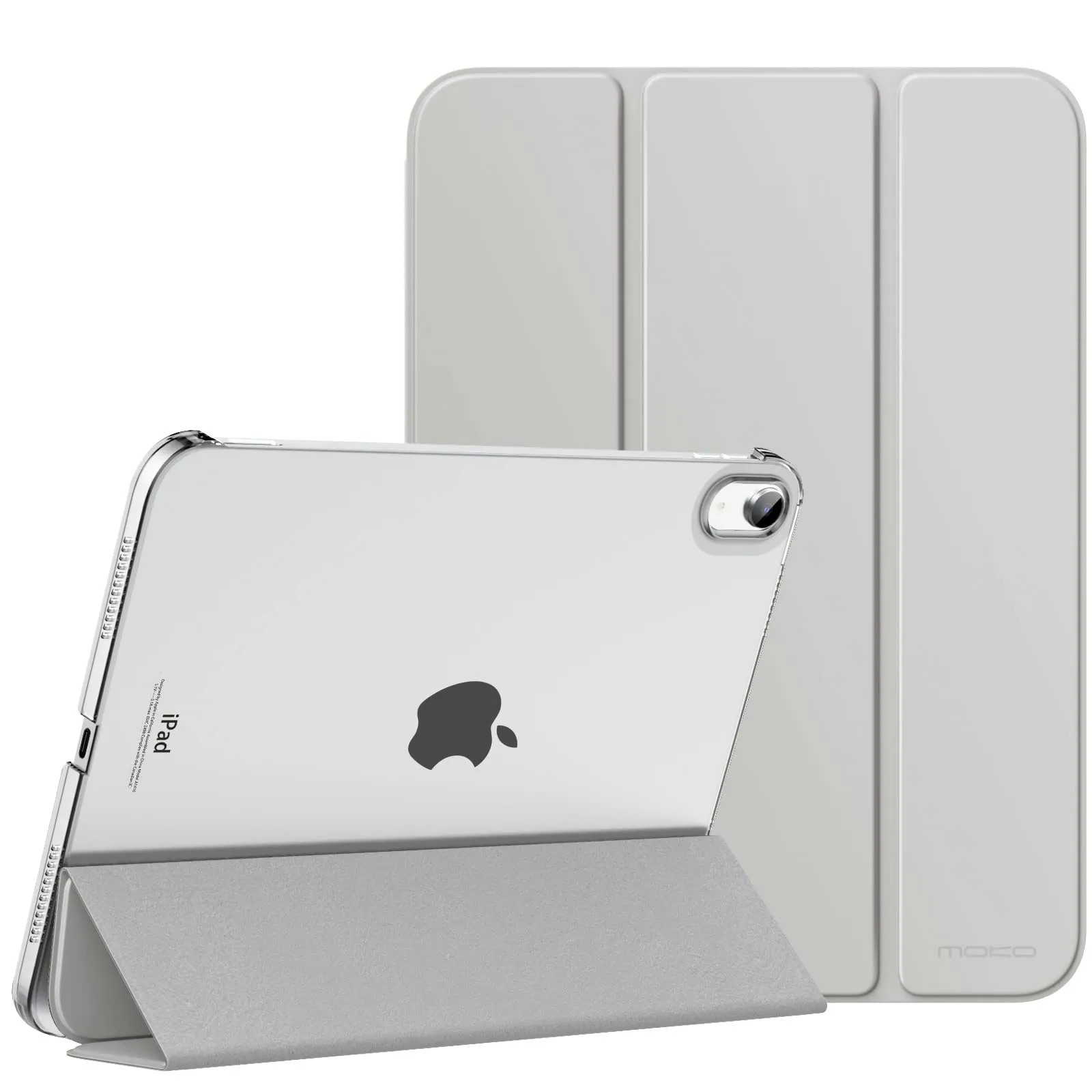 MoKo Cover per iPad 11a Gen 2025 / iPad 10a Gen 2022, Argento - immagine 1