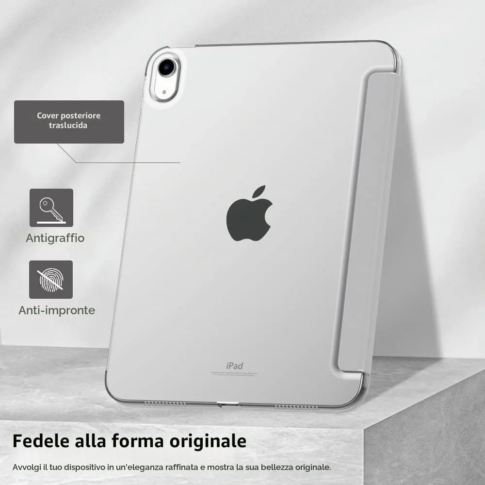 MoKo Cover per iPad 11a Gen 2025 / iPad 10a Gen 2022, Argento - immagine 6