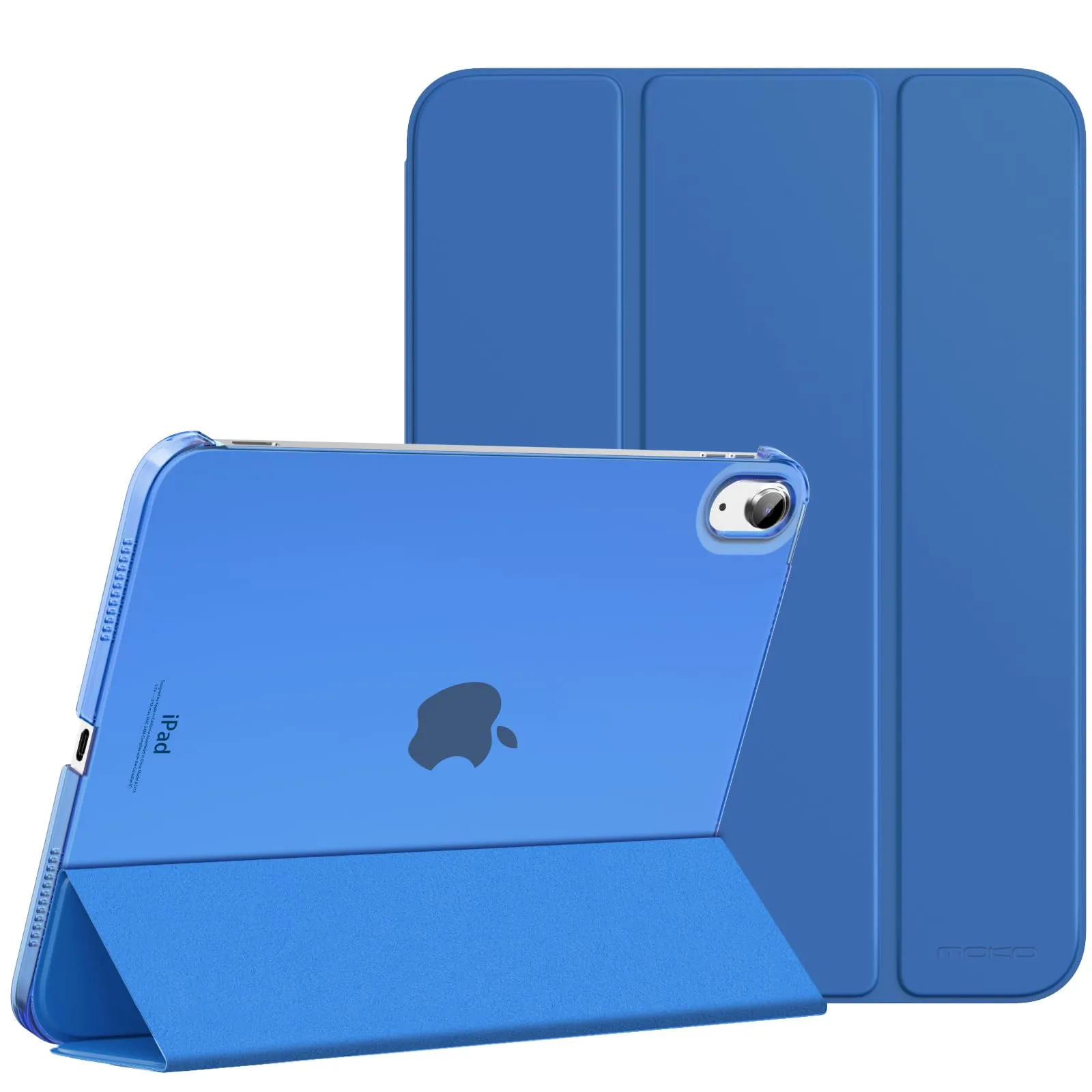MoKo Custodia per iPad 11a Gen 2025 / iPad 10a Gen 2022, Blu cobalto - immagine 1