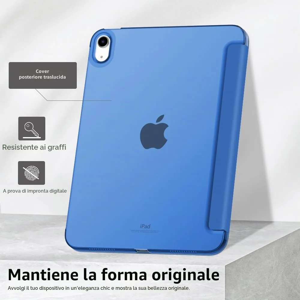 MoKo Custodia per iPad 11a Gen 2025 / iPad 10a Gen 2022, Blu cobalto - immagine 6