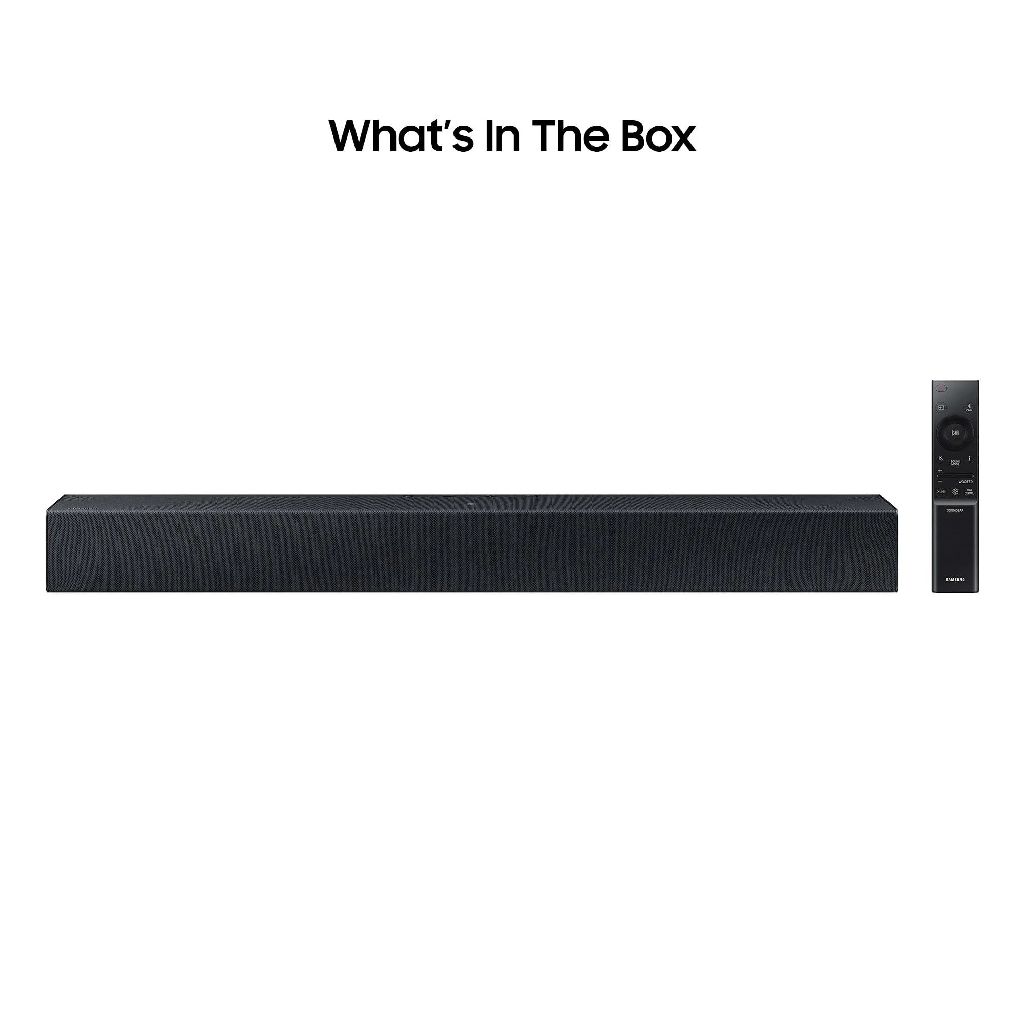Samsung HW-C400/ZF Serie C Soundbar, 2.0 Channel with Integrated Woofer, Black 2023 - immagine 10