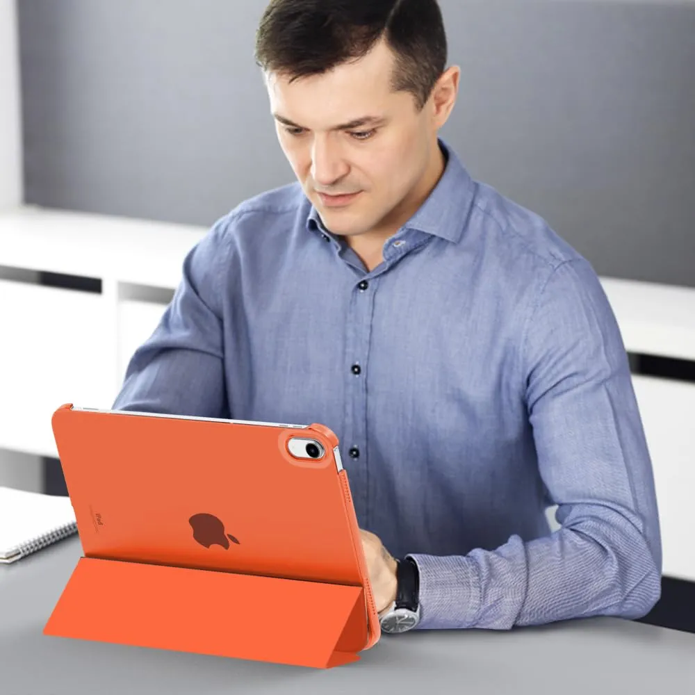 MoKo Custodia per iPad 11ª Gen 2025 e iPad 10ª Gen 2022, Arancione - immagine 8