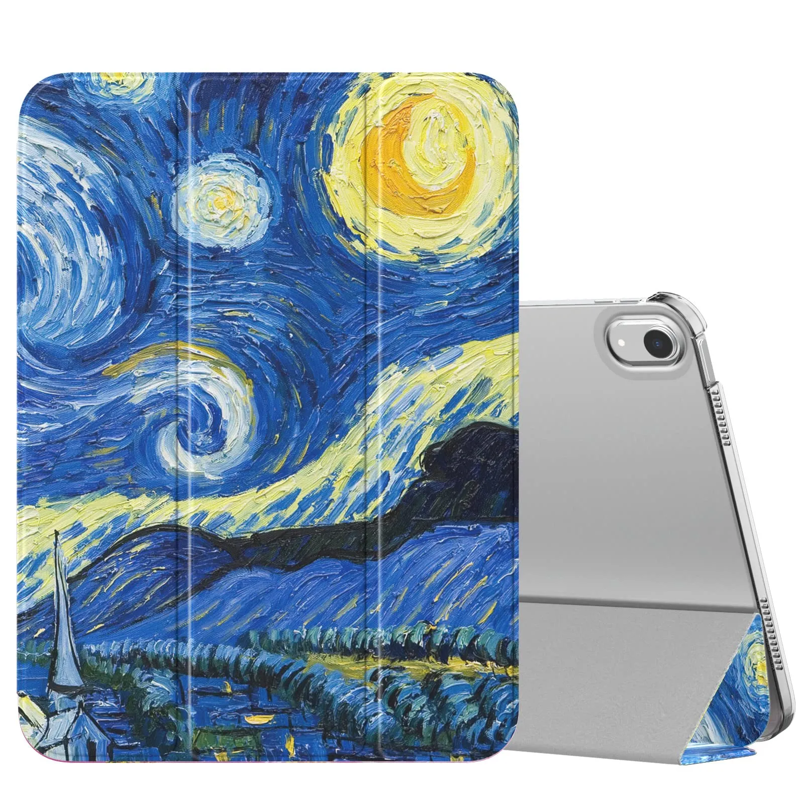 MoKo Custodia per iPad 11a Gen 2025 / iPad 10a Gen 2022, Notte Stellata - immagine 1