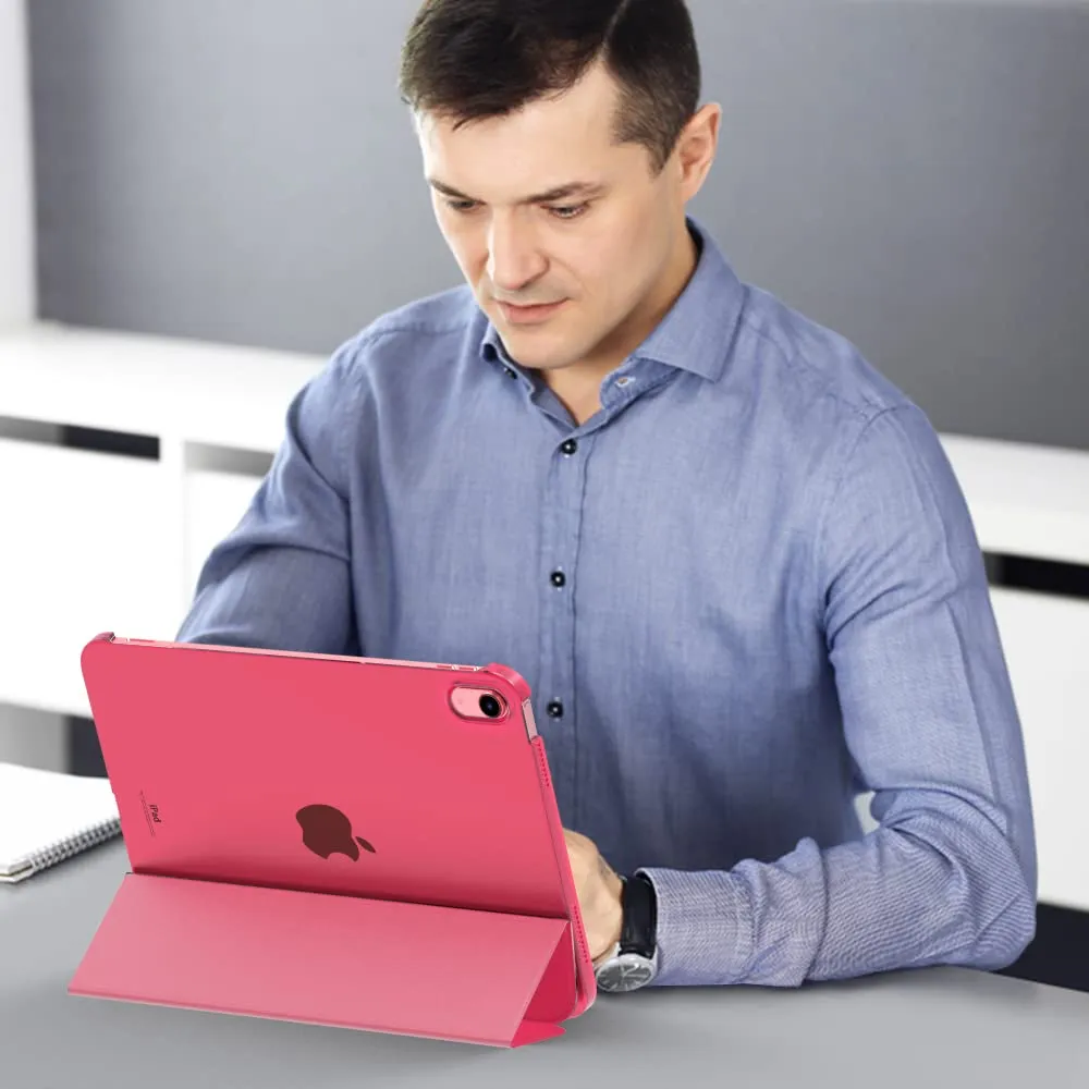 MoKo Custodia per iPad 11ª Gen 2025 (A16) / iPad 10ª Gen 2022, Anguria Rossa - immagine 8