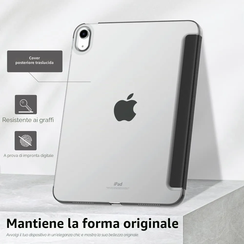 MoKo Custodia per iPad 11a Gen 2025 / iPad 10a Gen 2022, Quaderno Nero - immagine 6