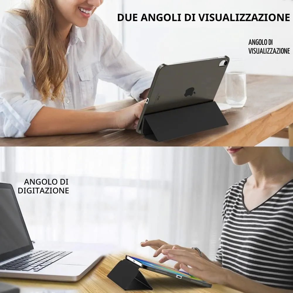 MoKo Cover per iPad 11a Gen 2025 e iPad 10a Gen 2022, Nero - immagine 5