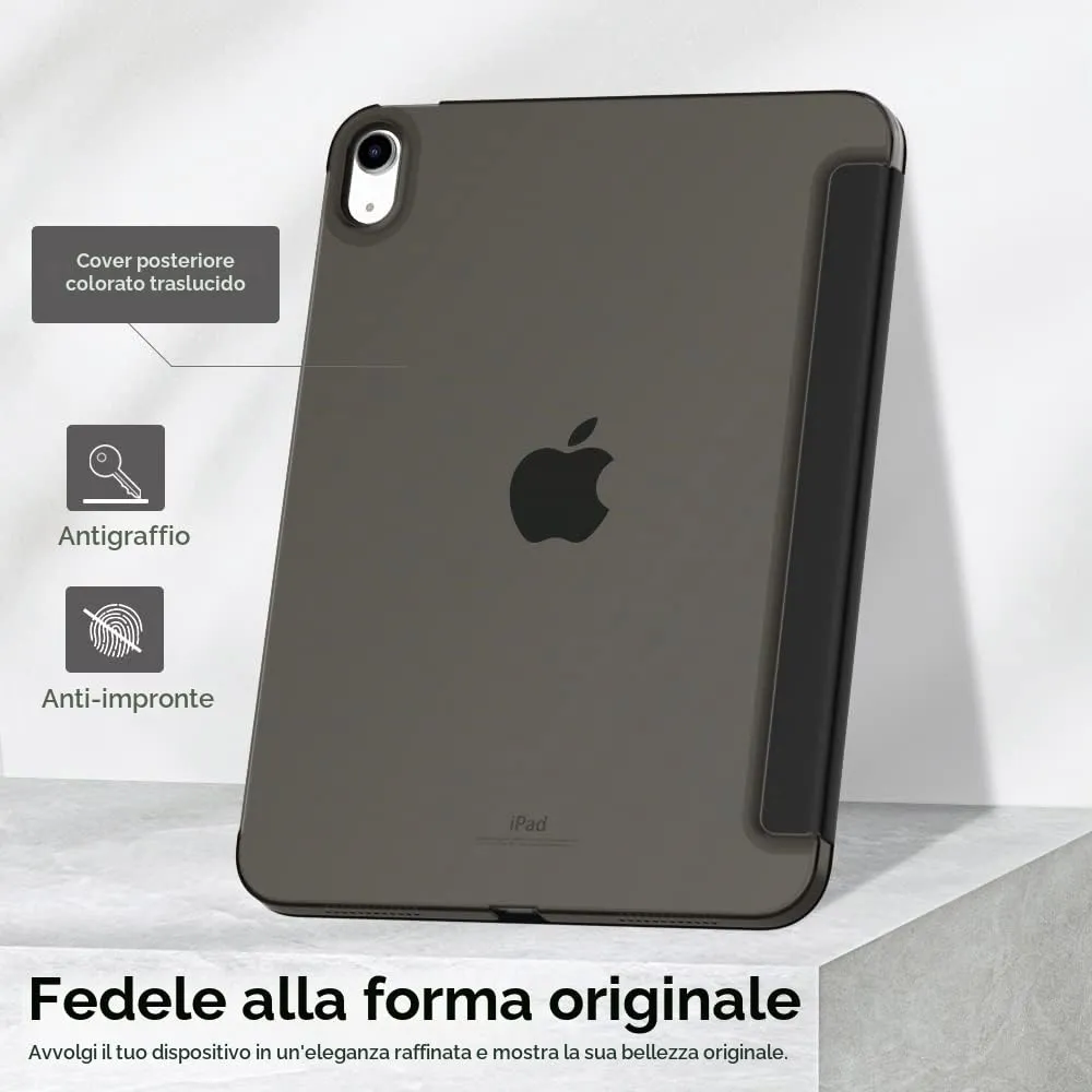 MoKo Cover per iPad 11a Gen 2025 e iPad 10a Gen 2022, Nero - immagine 6