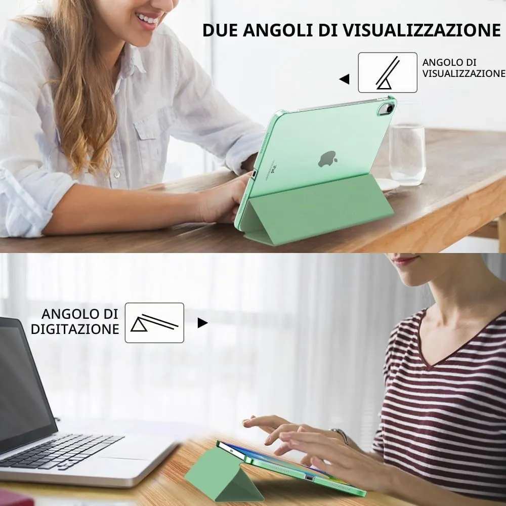 MoKo Cover for iPad 11th Gen 2025 / iPad 10th Gen 2022, Green - immagine 5