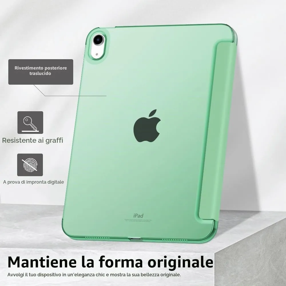 MoKo Cover for iPad 11th Gen 2025 / iPad 10th Gen 2022, Green - immagine 6