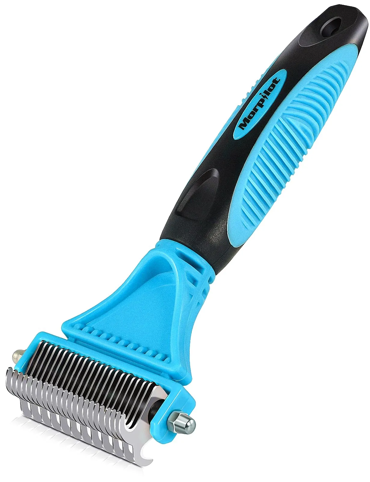 Morpilot Spazzola per Cani e Gatti Professionale per Peli Lunghi, Corti e Medi, Blu - immagine 1