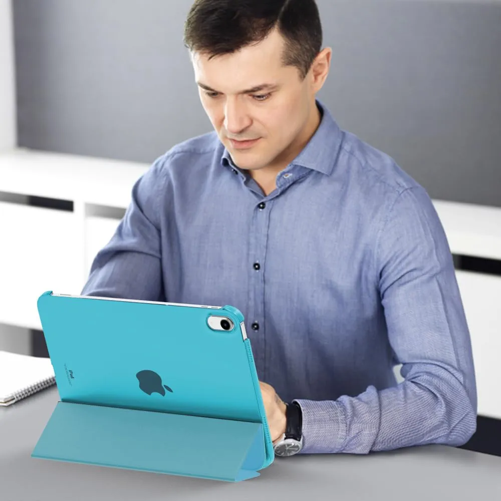 MoKo Custodia per iPad 11a Gen 2025 / iPad 10a Gen 2022, Azzurro Cielo - immagine 8