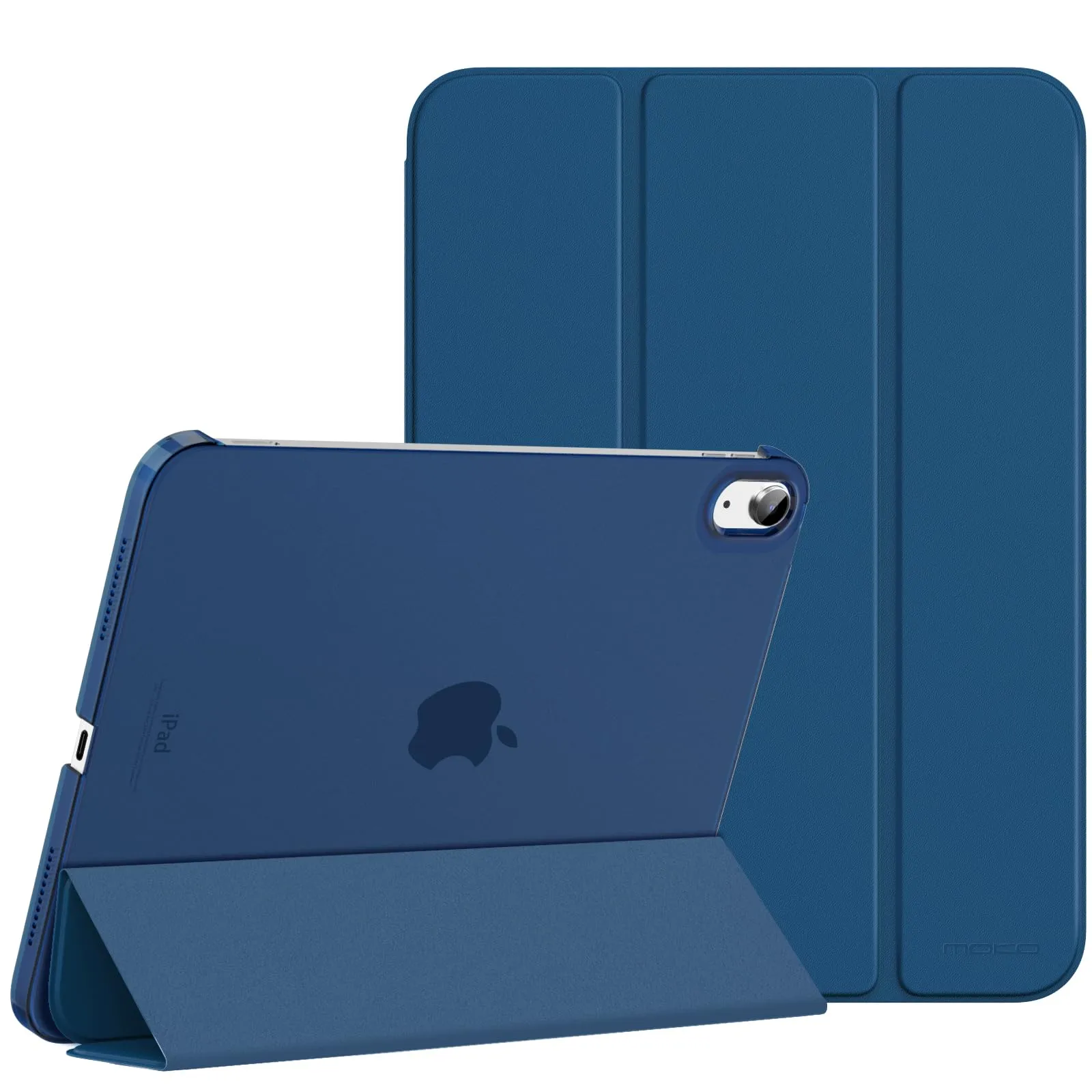 MoKo Custodia per iPad 11a Gen 2025 / iPad 10a Gen 2022, Blu Mare Scuro - immagine 1