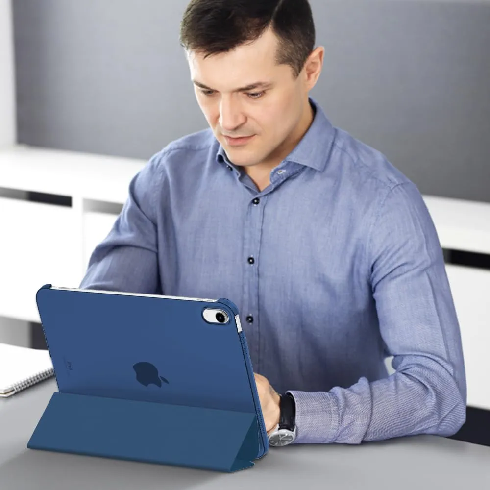 MoKo Custodia per iPad 11a Gen 2025 / iPad 10a Gen 2022, Blu Mare Scuro - immagine 8