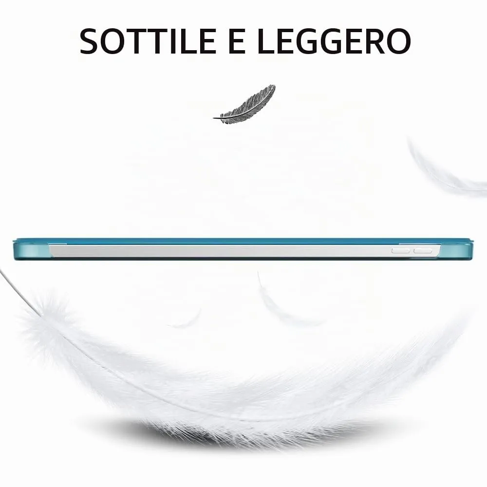MoKo Custodia per iPad 11a Gen 2025 / iPad 10a Gen 2022, Blu Pavone - immagine 7