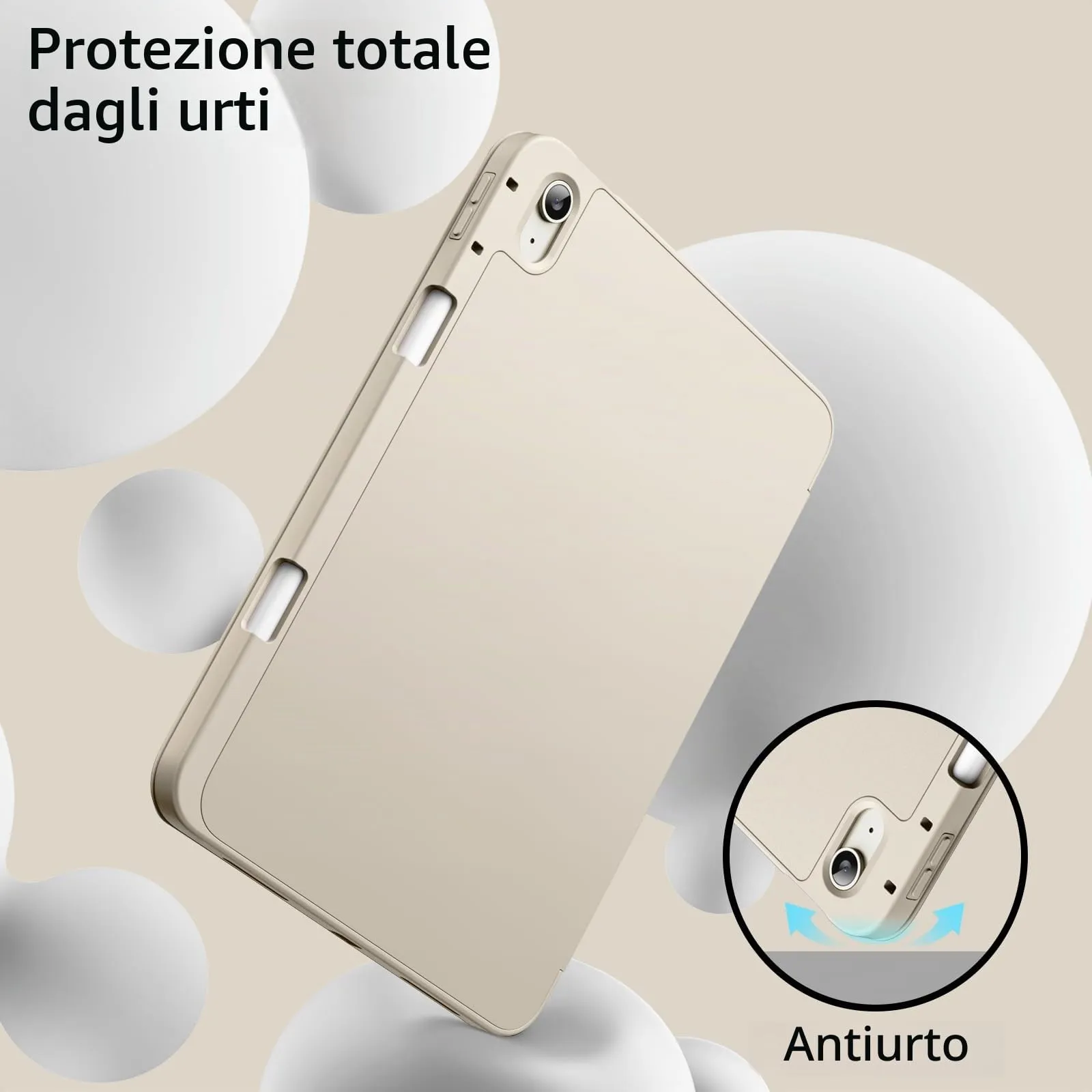 JETech Custodia per iPad Air 11" M4/M3/M2 & Air 5/4, Galassia - immagine 4