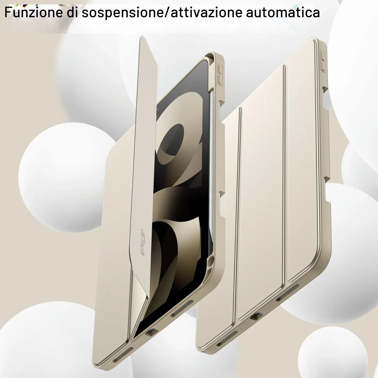 JETech Custodia per iPad Air 11" M4/M3/M2 & Air 5/4, Galassia - immagine 6