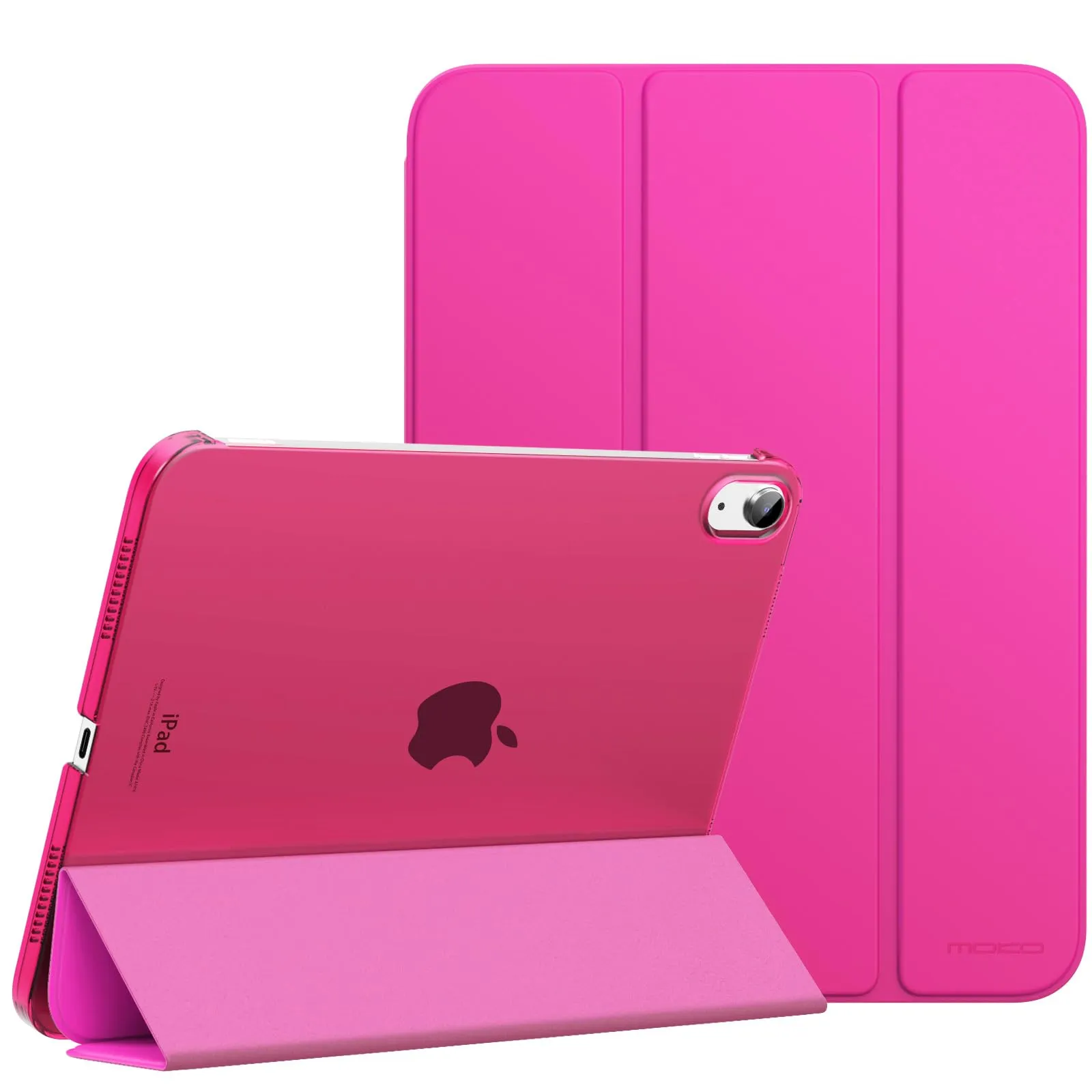 MoKo Custodia per iPad 11a Gen 2025 / iPad 10a Gen 2022, Pitaya Rosso - immagine 1