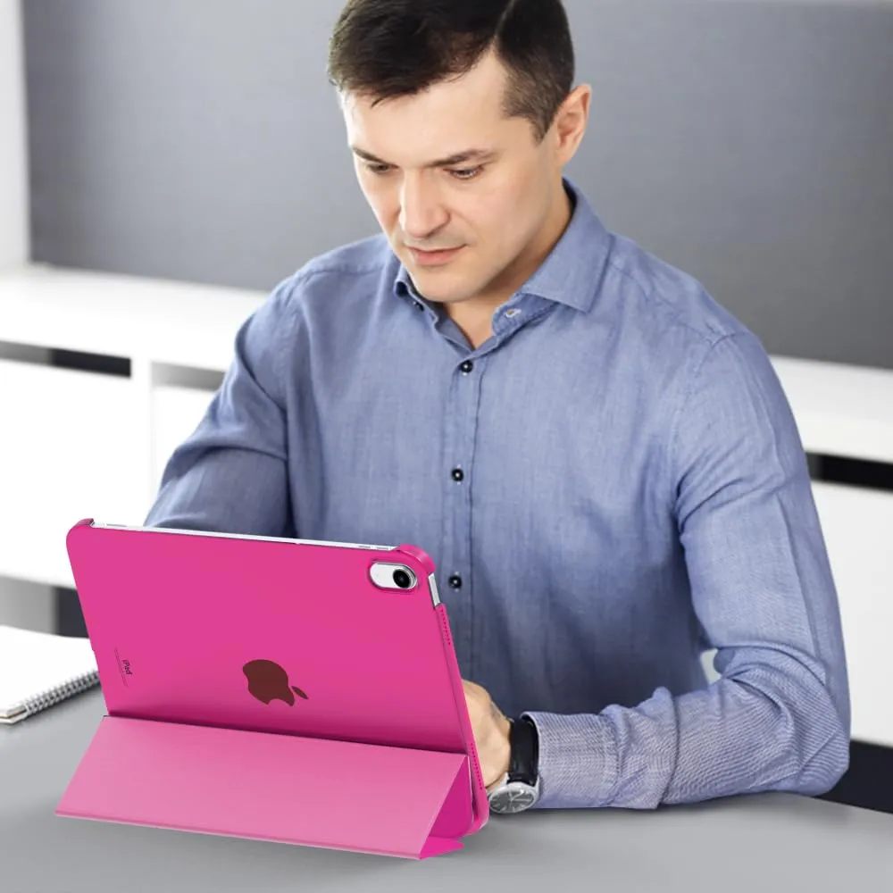 MoKo Custodia per iPad 11a Gen 2025 / iPad 10a Gen 2022, Pitaya Rosso - immagine 8