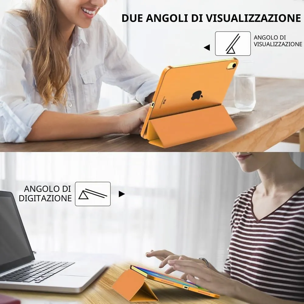MoKo Cover for iPad 11th Gen 2025 / iPad 10th Gen 2022, Papaia - immagine 5