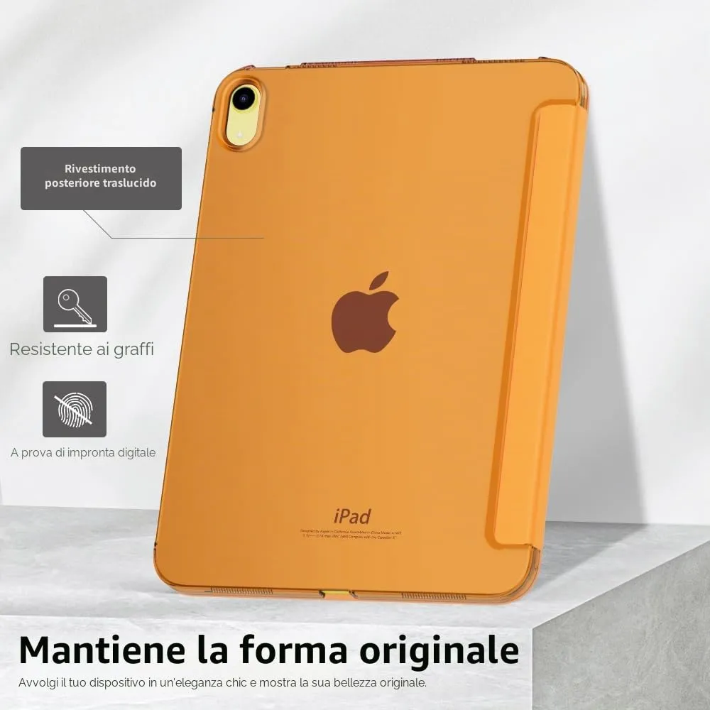 MoKo Cover for iPad 11th Gen 2025 / iPad 10th Gen 2022, Papaia - immagine 6