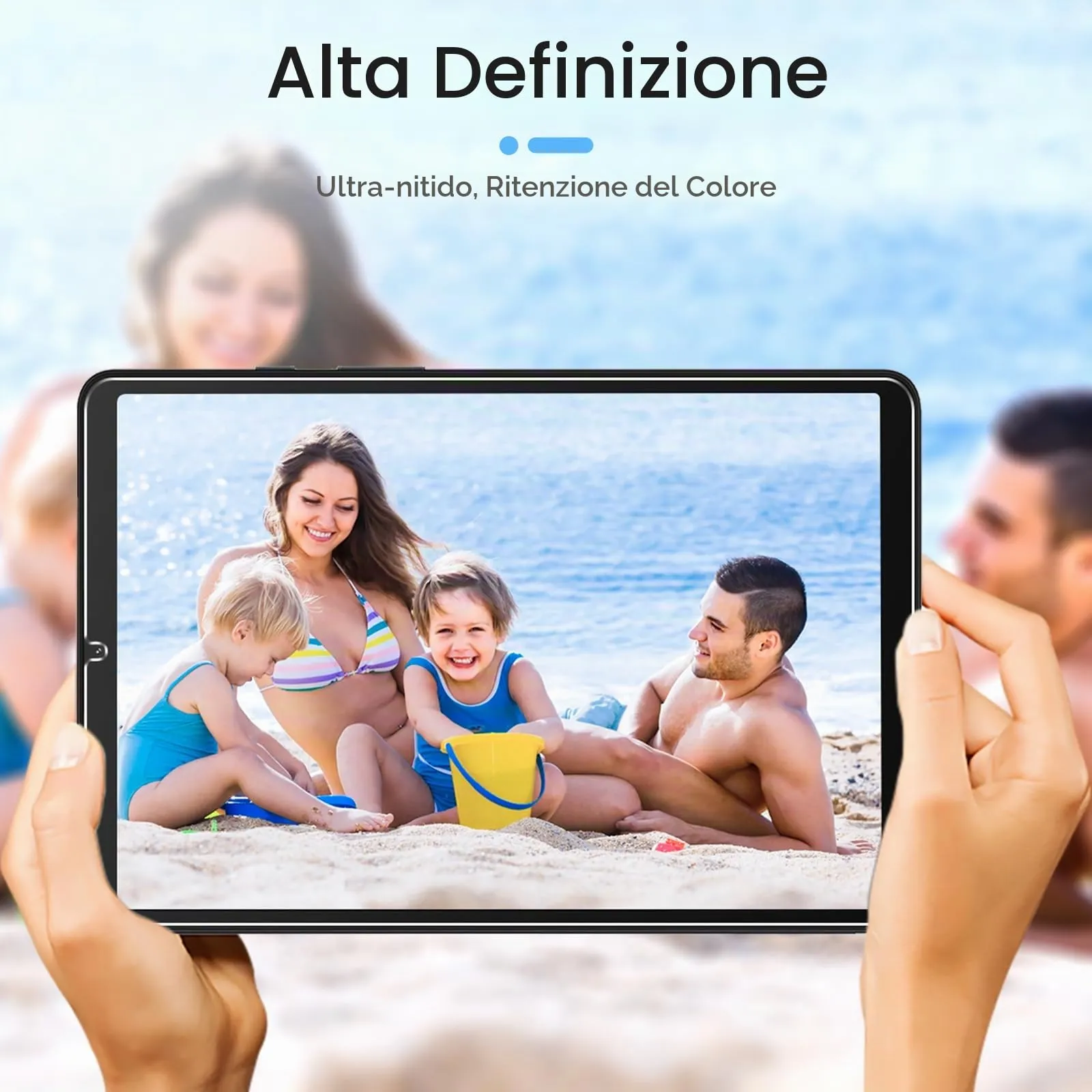 Gerutek Pellicola Protettiva in Vetro Temperato per Samsung Galaxy Tab A11/A9 8,7'' (2 Pezzi) - immagine 5